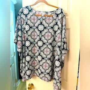 Croft and Barrow Poncho/Tunic  style top